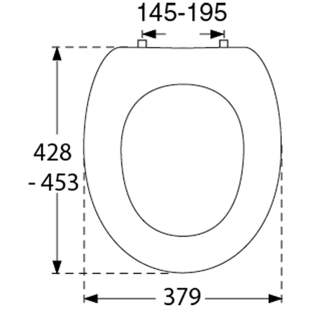 Wc-istuinkansi Pressalit Liberty Manhattan Harmaa