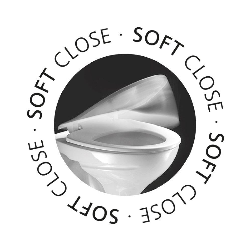 WC-istuinkansi Pressalit Basis Norden Soft Close Valkoinen