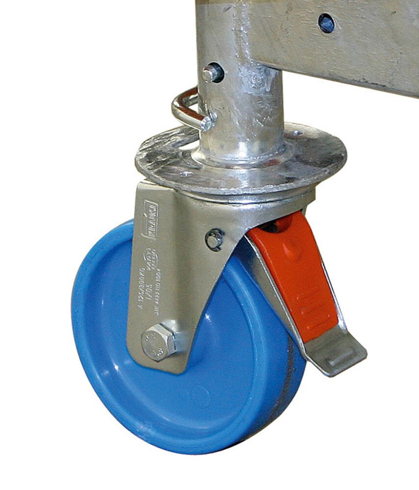 Pyörät Krause rakennustelineeseen 125 mm 4 kpl