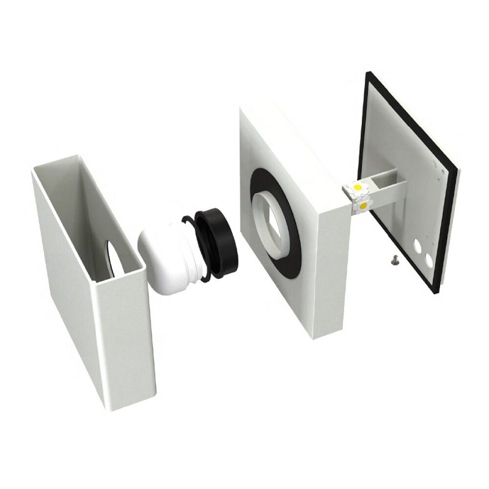 Ulkoseinävalaisin Nordlux Turn Valkoinen