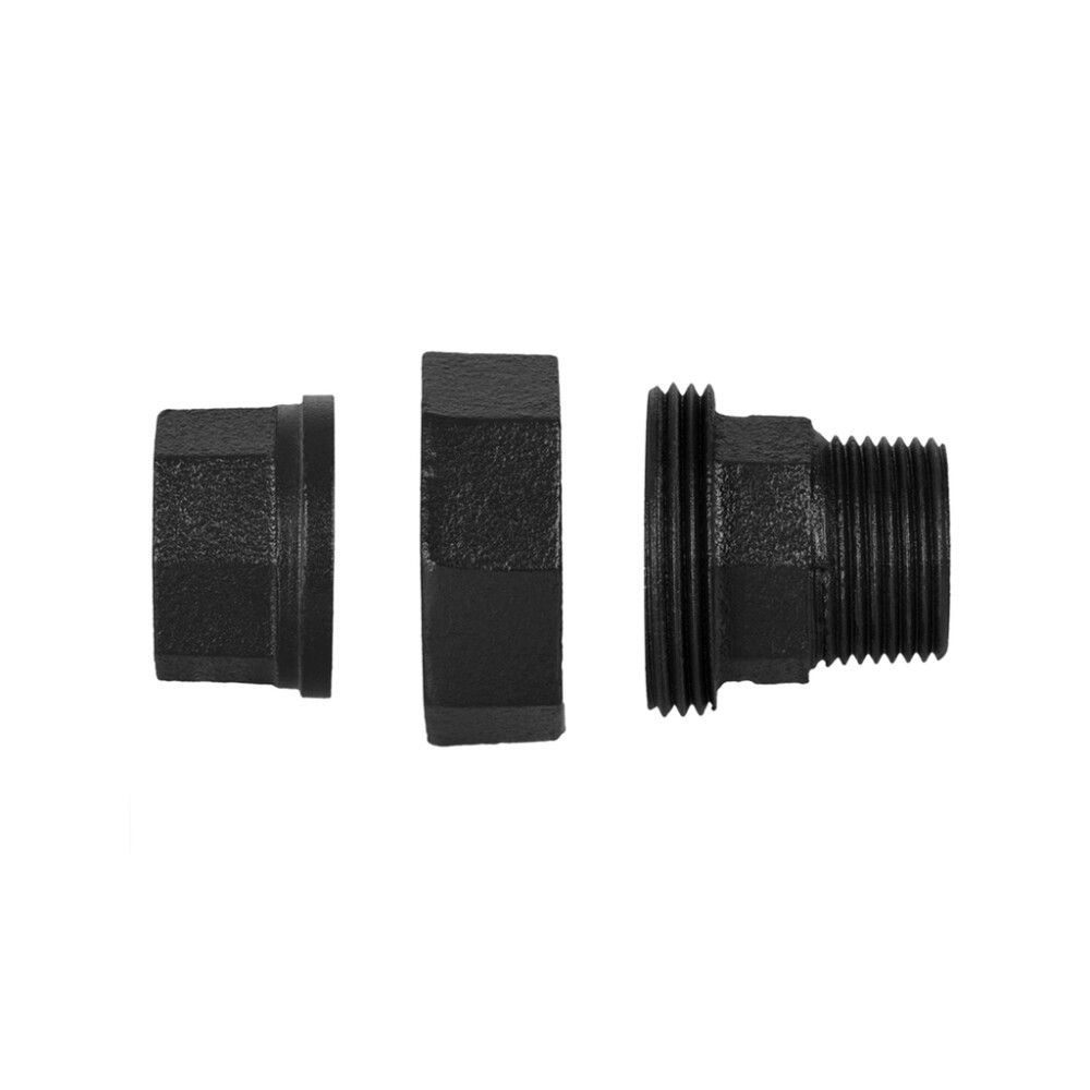 Supistusnippa Walteco RT-58 musta 3/4” x 3/4” 2 kpl/pkt