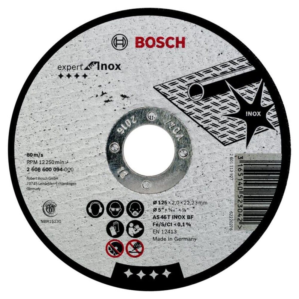 Katkaisulaikka Bosch PRO Stainless Steel 125 x 2 mm