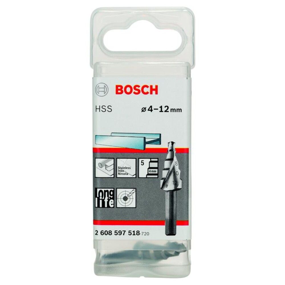 Porrasporanterä Bosch HSS 4-12 mm