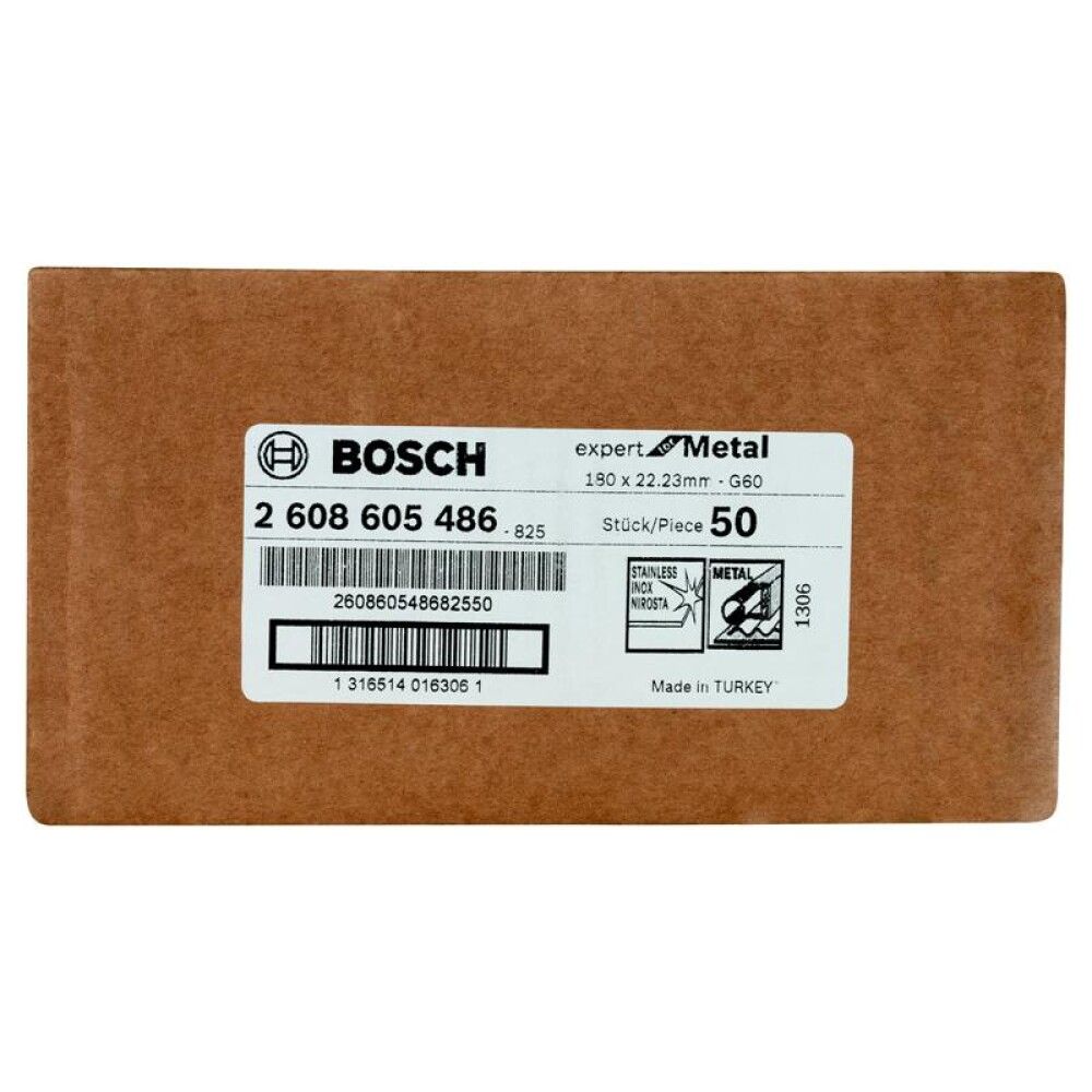 Kuituhiomalevy Bosch R444 Expert for Metal 180 mm K60