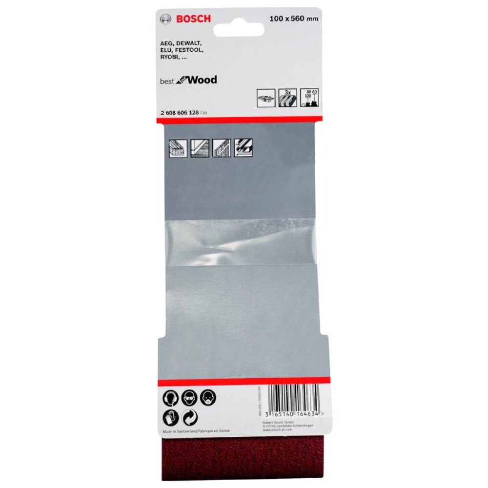 Hiomanauhalajitelma Bosch PRO X400, 100 x 560 mm 3 kpl