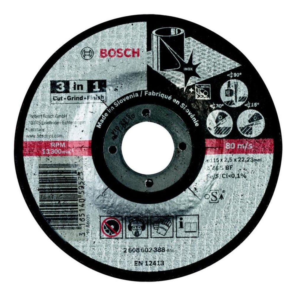 Katkaisulaikka Bosch 3-In-1 115 x 2,5 mm