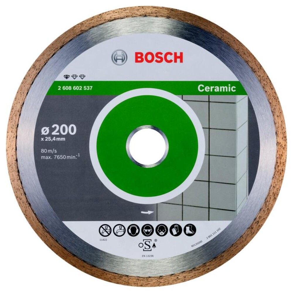 Timanttikatkaisulaikka Bosch Standard for Ceramic 200 x 25,40 x 1,6 x 7 mm
