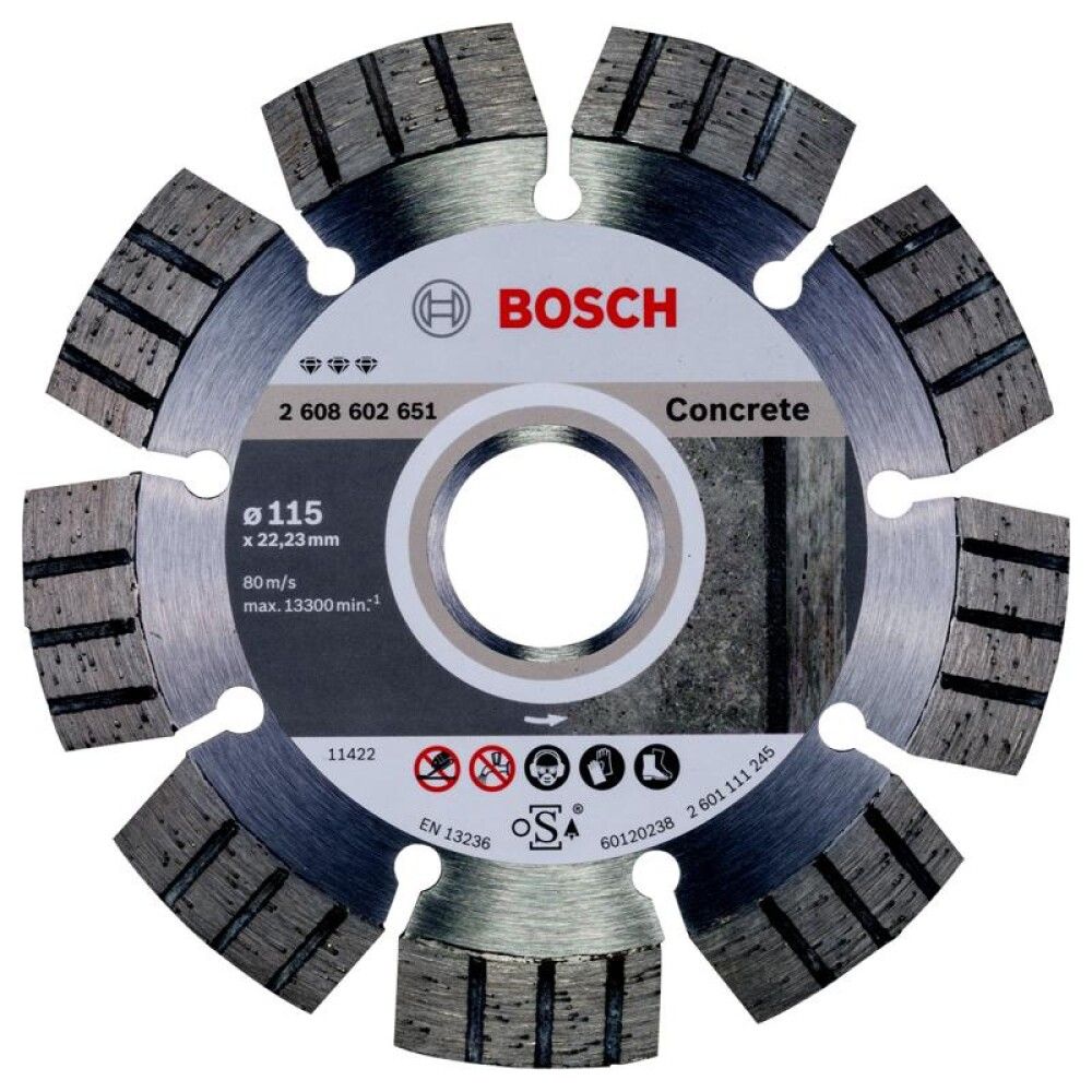 Timanttikatkaisulaikka Bosch PRO Concrete 115 x 22,23 mm