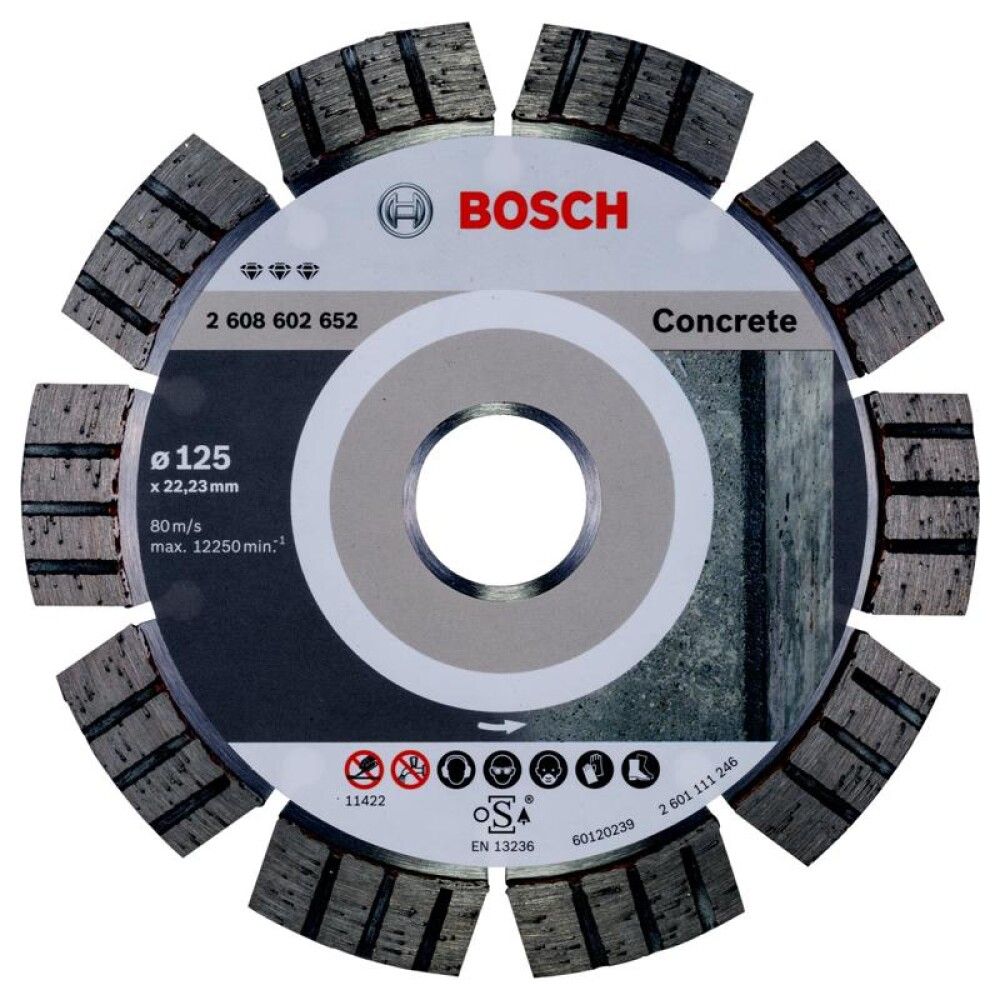 Timanttikatkaisulaikka PRO Concrete Bosch 125 x 22,23 mm
