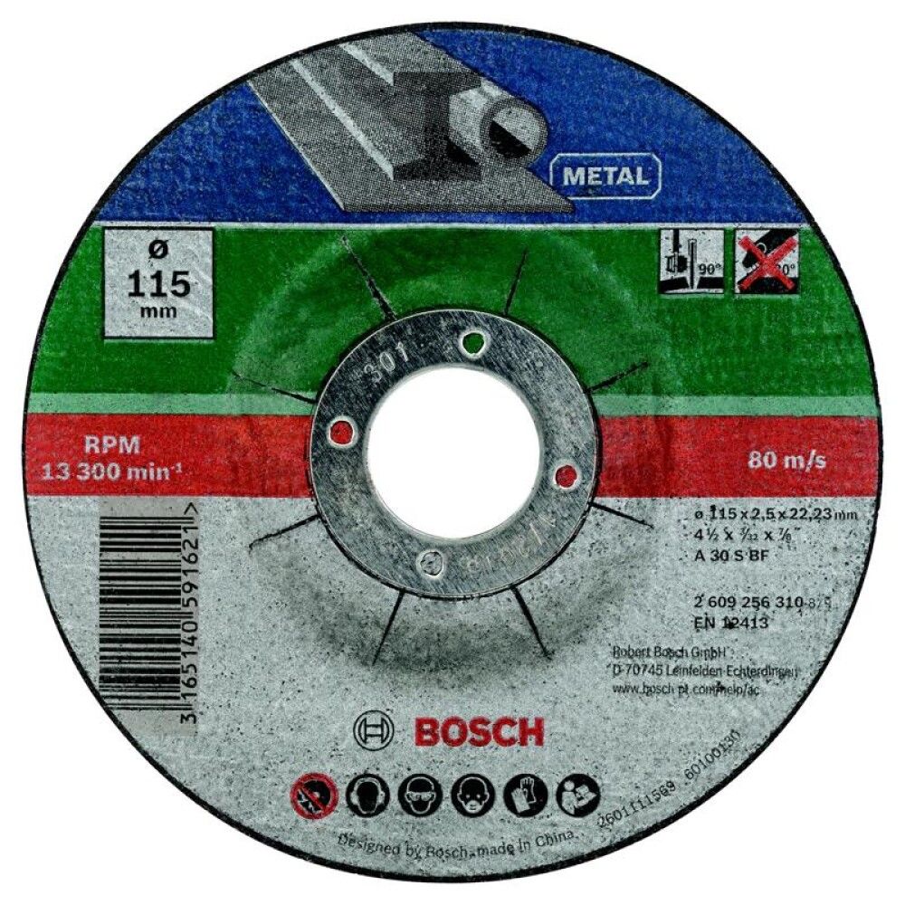 Katkaisulaikka Bosch 115 x 2,5 mm Metalli