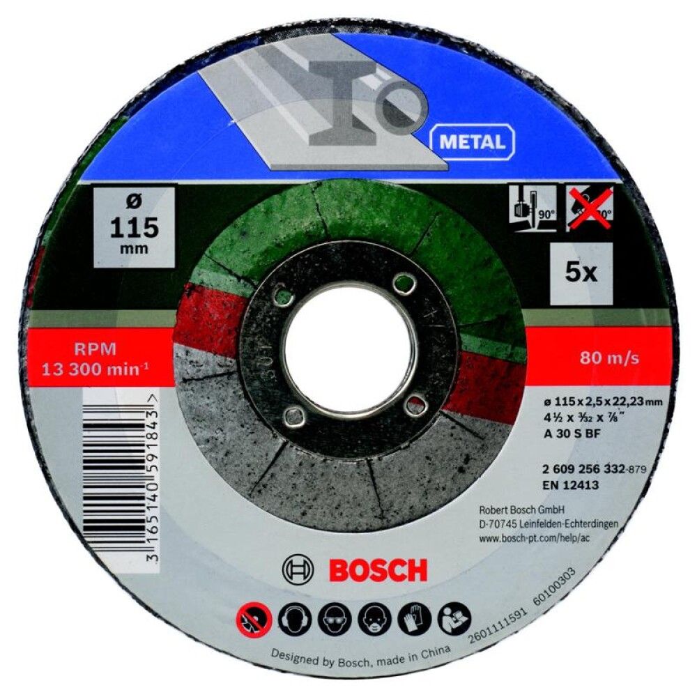 Katkaisulaikka Bosch 115 x 2,5 mm Metalli