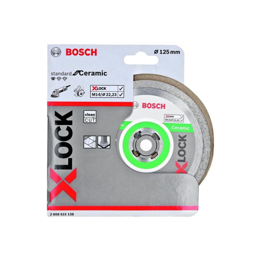 Timanttilaikka Bosch X-LOCK 125 mm STD Ceramic
