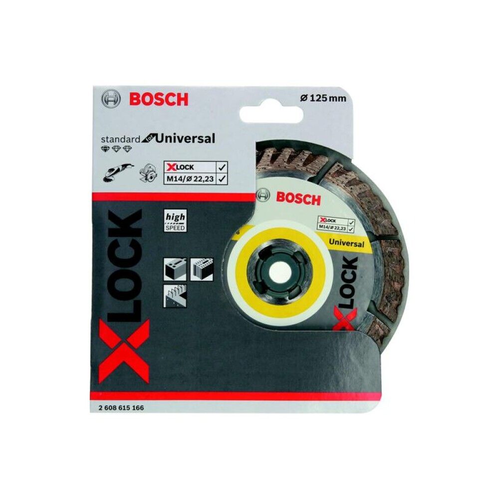 Timanttilaikka Bosch X-LOCK STD Universal 125 mm