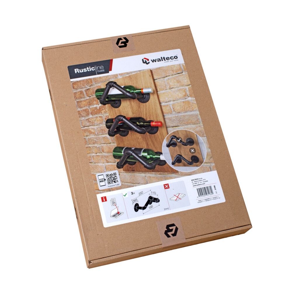 Pulloteline Walteco Rusticline Tube musta