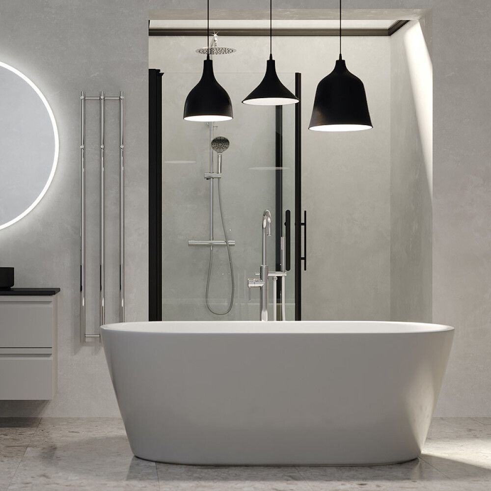 Kylpyamme Camargue Visby 160 cm Valkoinen