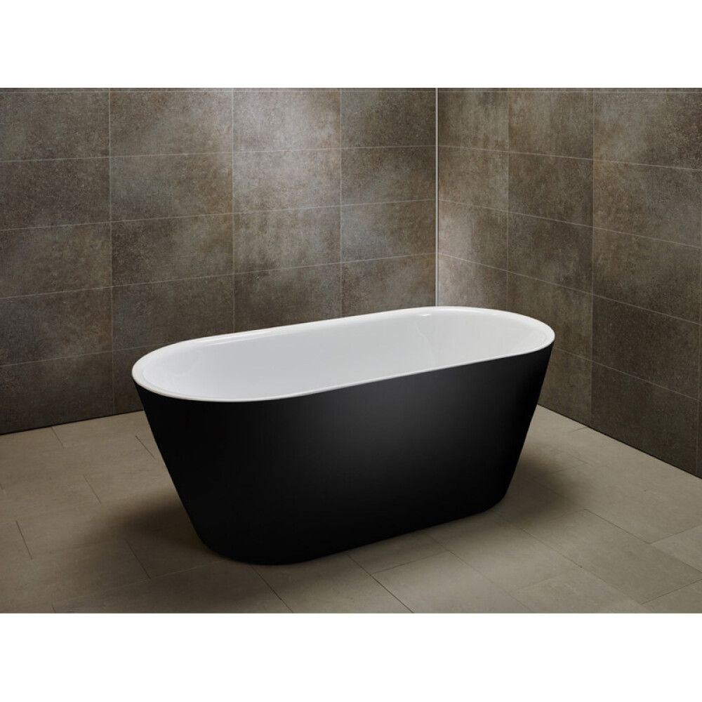 Kylpyamme Camargue Visby 160 cm Musta