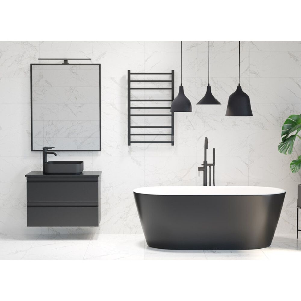 Kylpyamme Camargue Visby 160 cm Musta