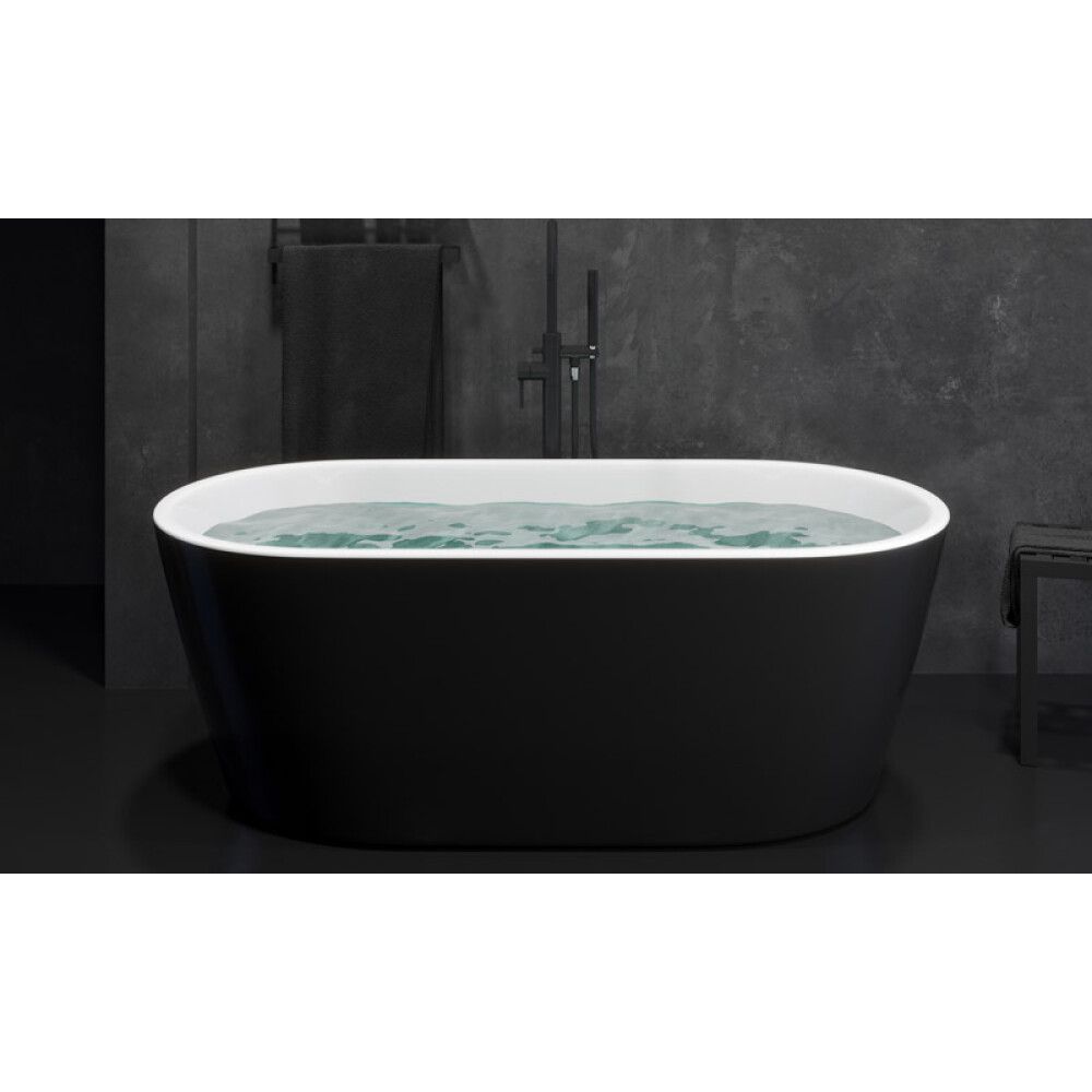 Kylpyamme Camargue Visby 160 cm Musta