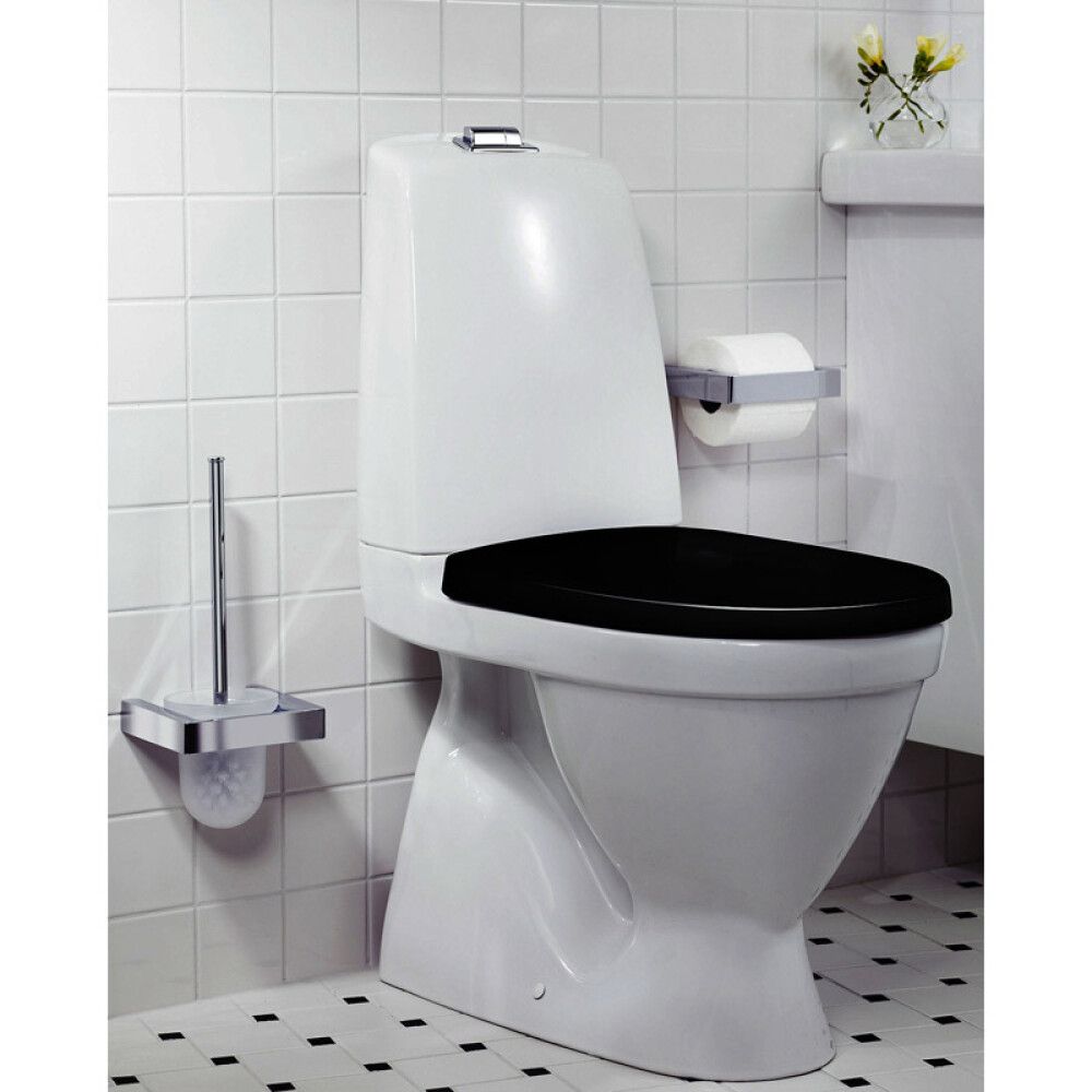 WC-istuinkansi Gustavsberg Nautic Kovamuovi Musta