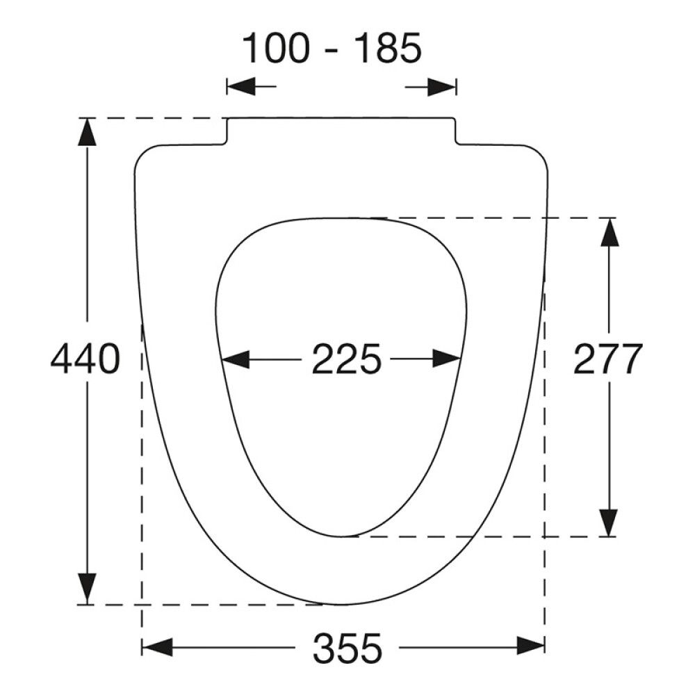 WC-istuinkansi Pressalit Basis Sign valkoinen