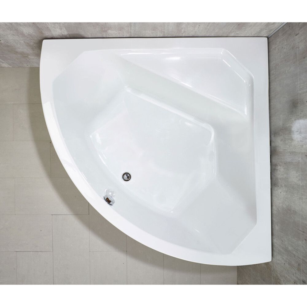 Kylpyamme Camargue Uppland valkoinen 140 x 140 cm