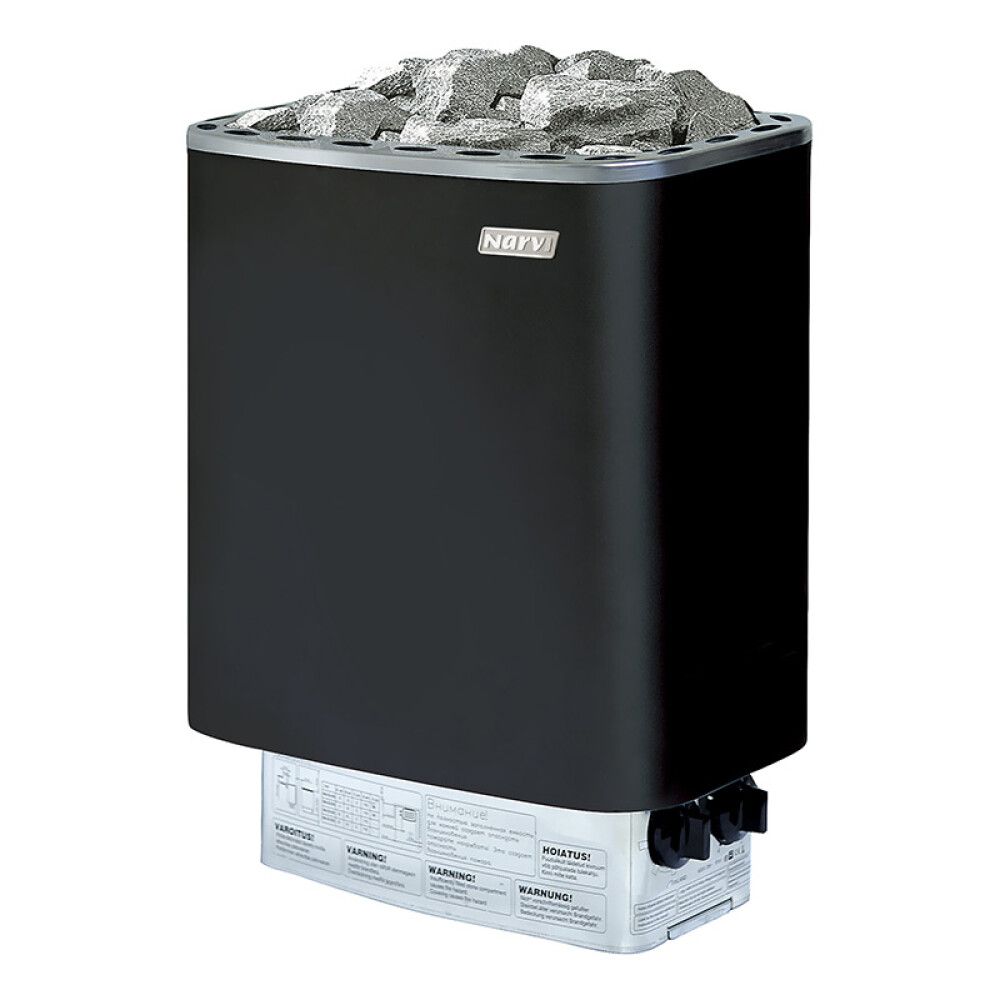 Sähkökiuas Narvi NM 900 9 kW Musta