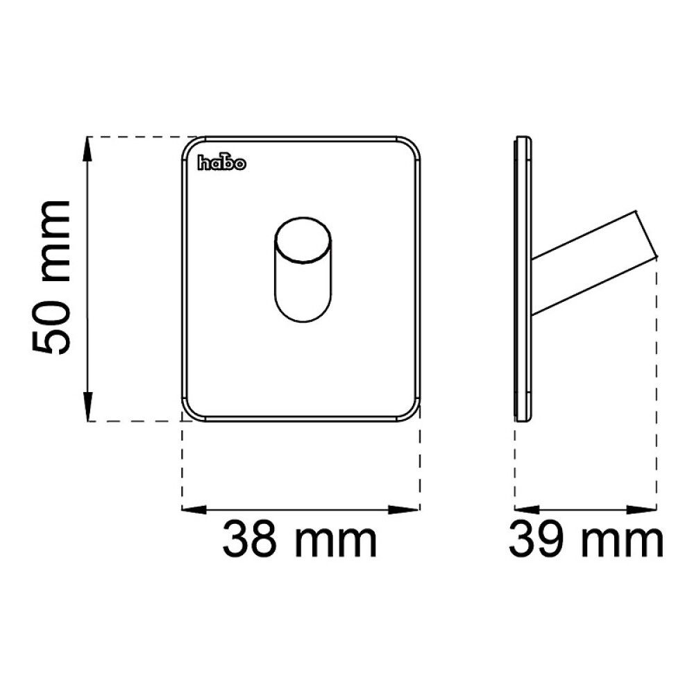 Koukku Habo Edge RST Kiiltävä