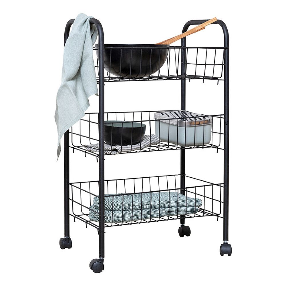 Monitoimikärry Florenz Musta