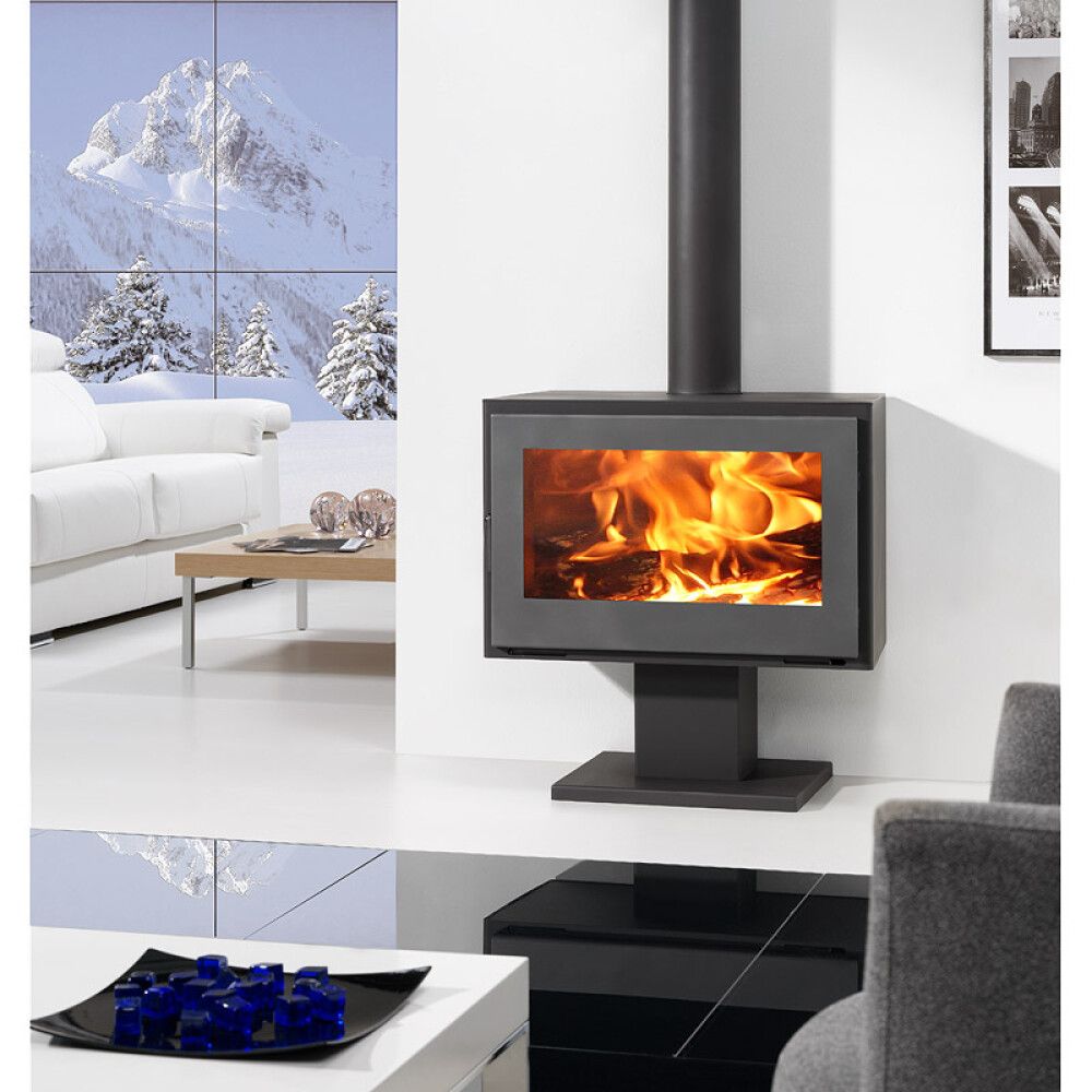 Kevyttakka Panadero Maja musta 79,6 x 47 x 85,4 cm