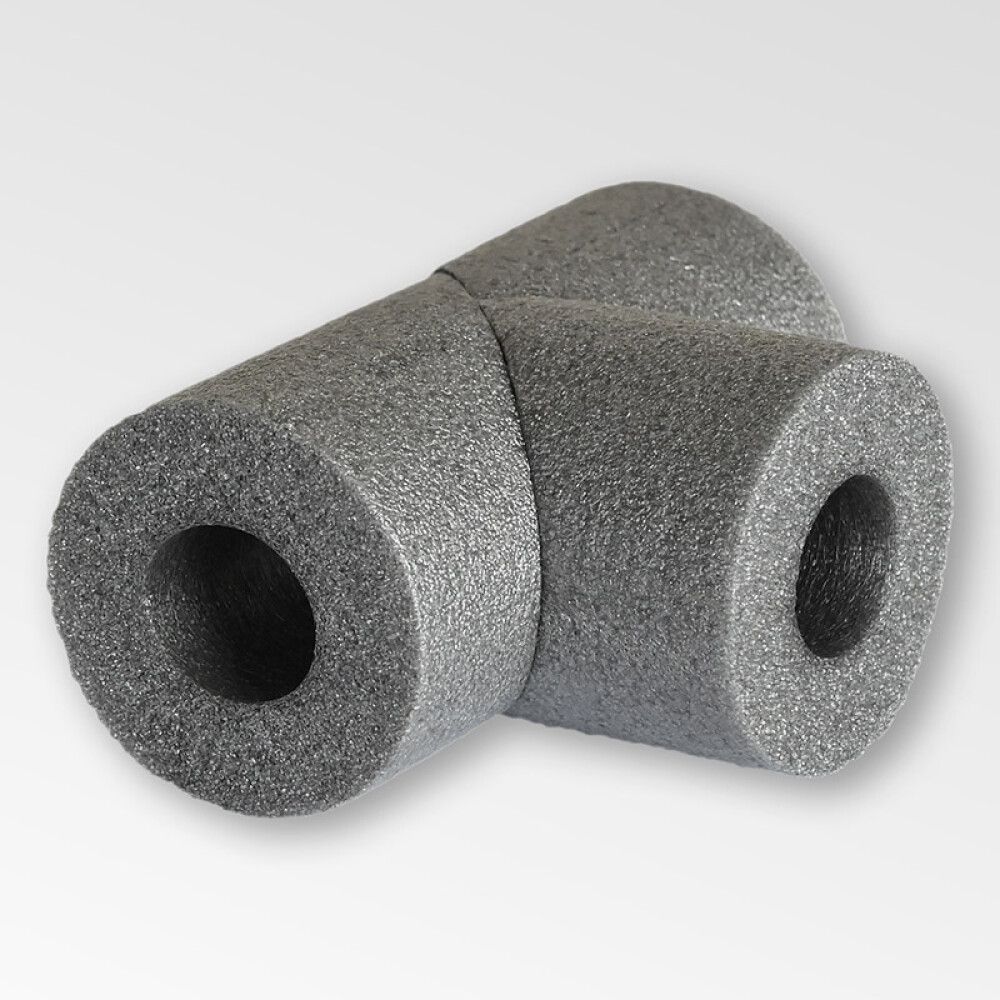 Putkieriste T-pala harmaa Ø 22/13 mm