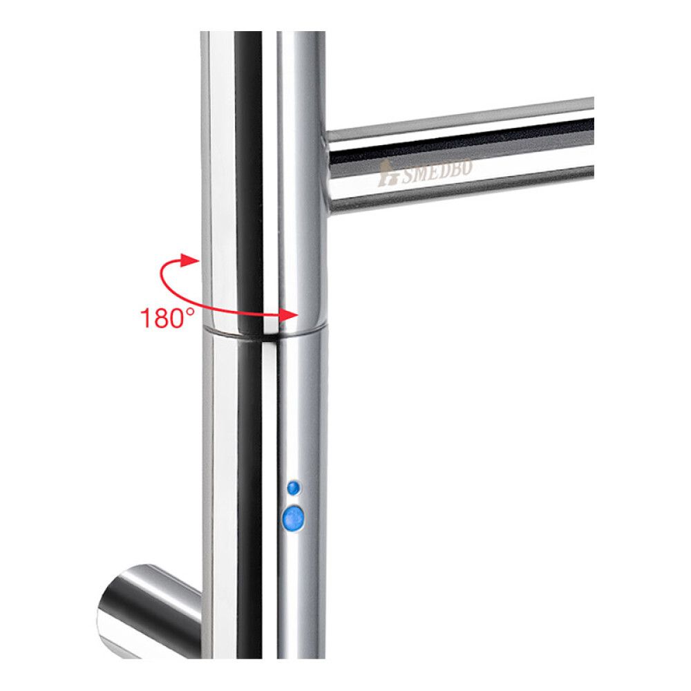 Pyyhekuivain Smedbo Dry FK717 kiiltävä RST 403 x 87 x 777 mm