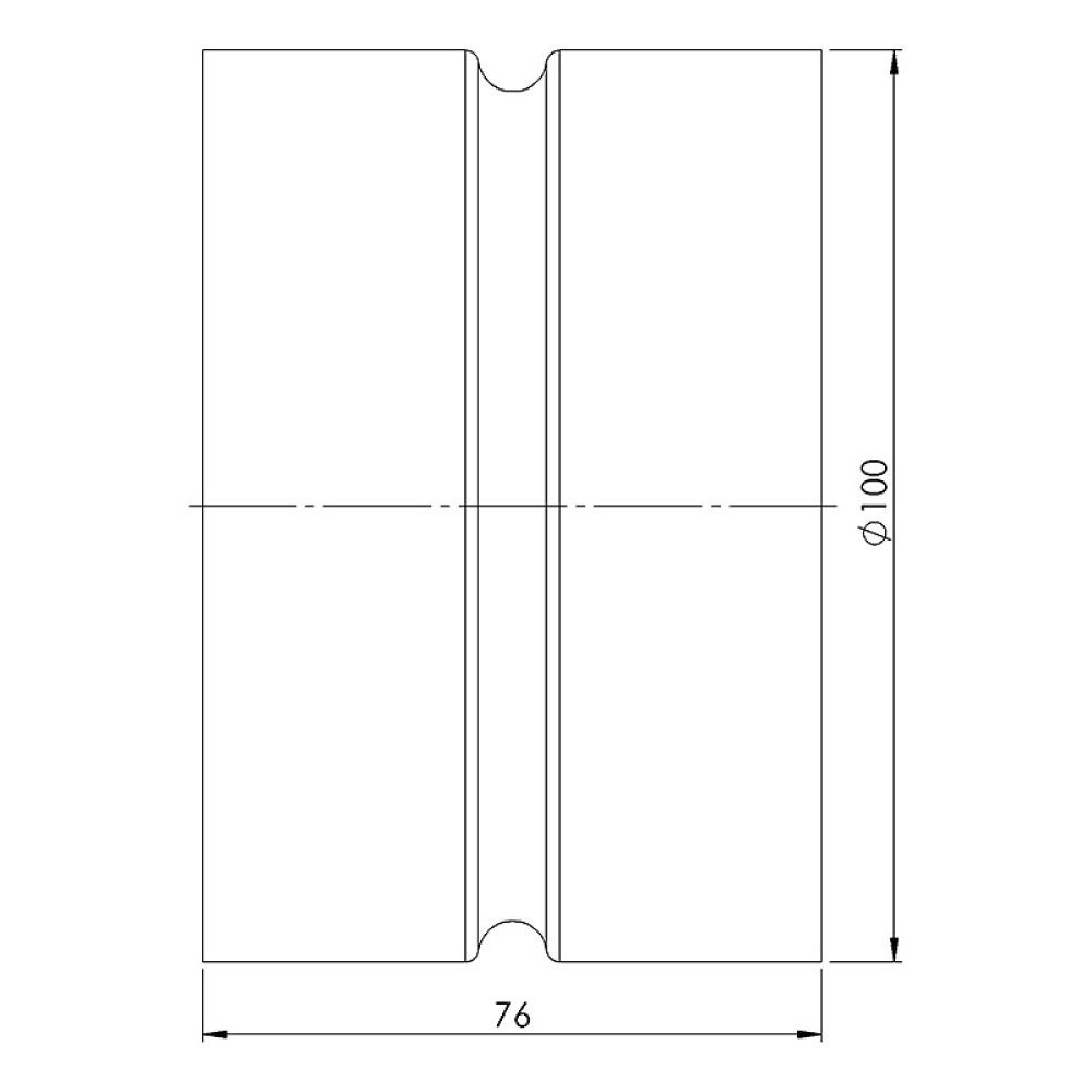 Ulkoliitin Europlast 100 mm