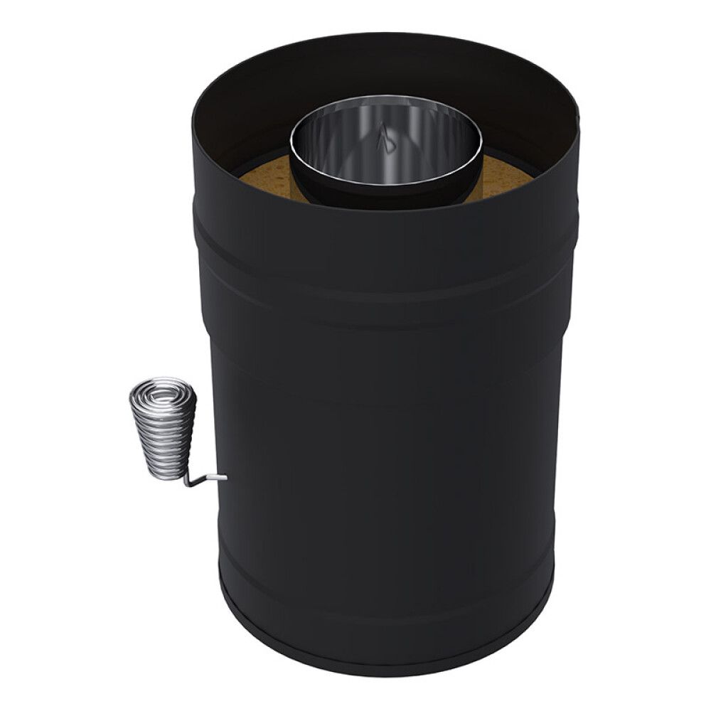 Teräspiipun savupelti Harvia musta WHP270SPM