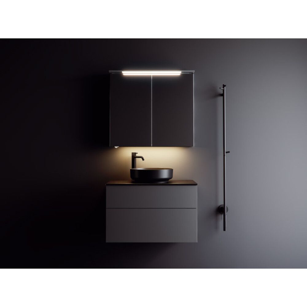 Sähköpyyhekuivain Svedbergs Amor Lyijynmusta 140 x 10 cm