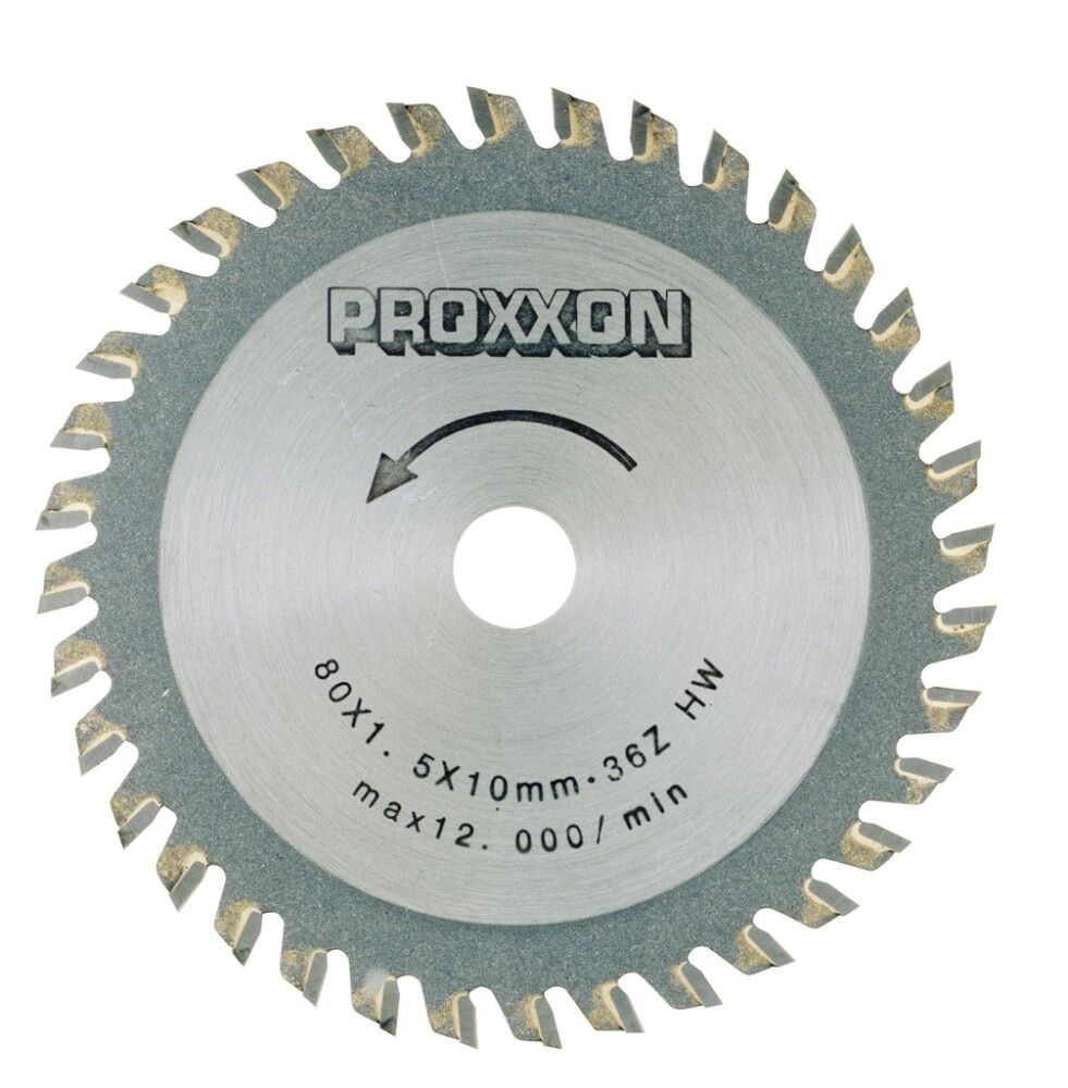 Pyörösahanterä Proxxon Ø 80 x 10 x 1,6 mm