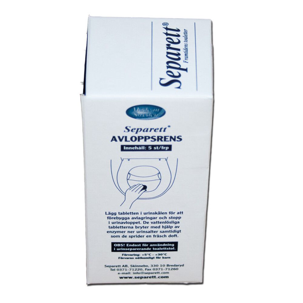 Biotabletti Virtsanpoistoputkeen Separett