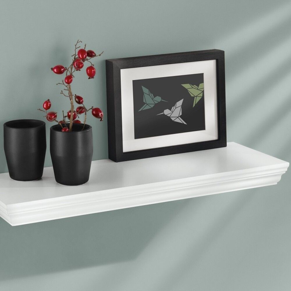 Hyllylevy Dolle Profile Valkoinen 600 x 200 x 45 mm