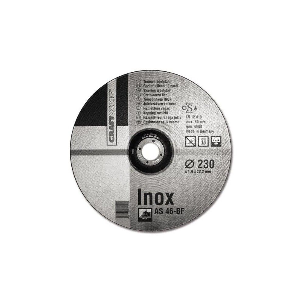 Katkaisulaikka Craftomat Teräs AS46T-BF 230 x 22