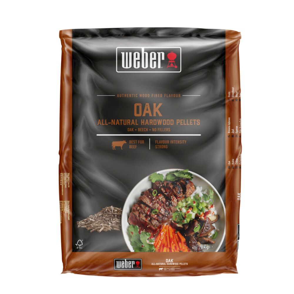 Puupelletti Weber tammi 8 kg