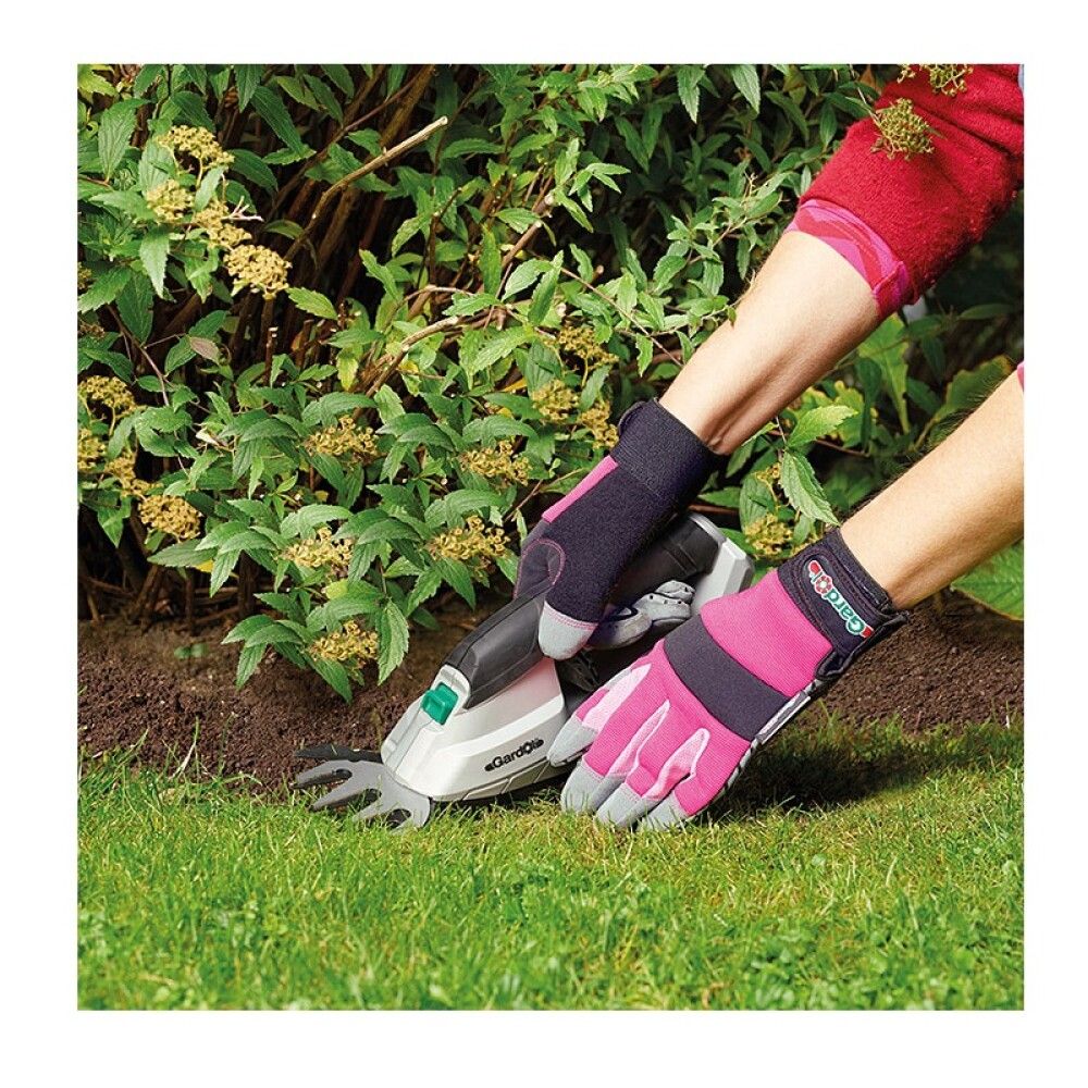 Puutarhakäsine Gardol konetyö pinkki 9/L