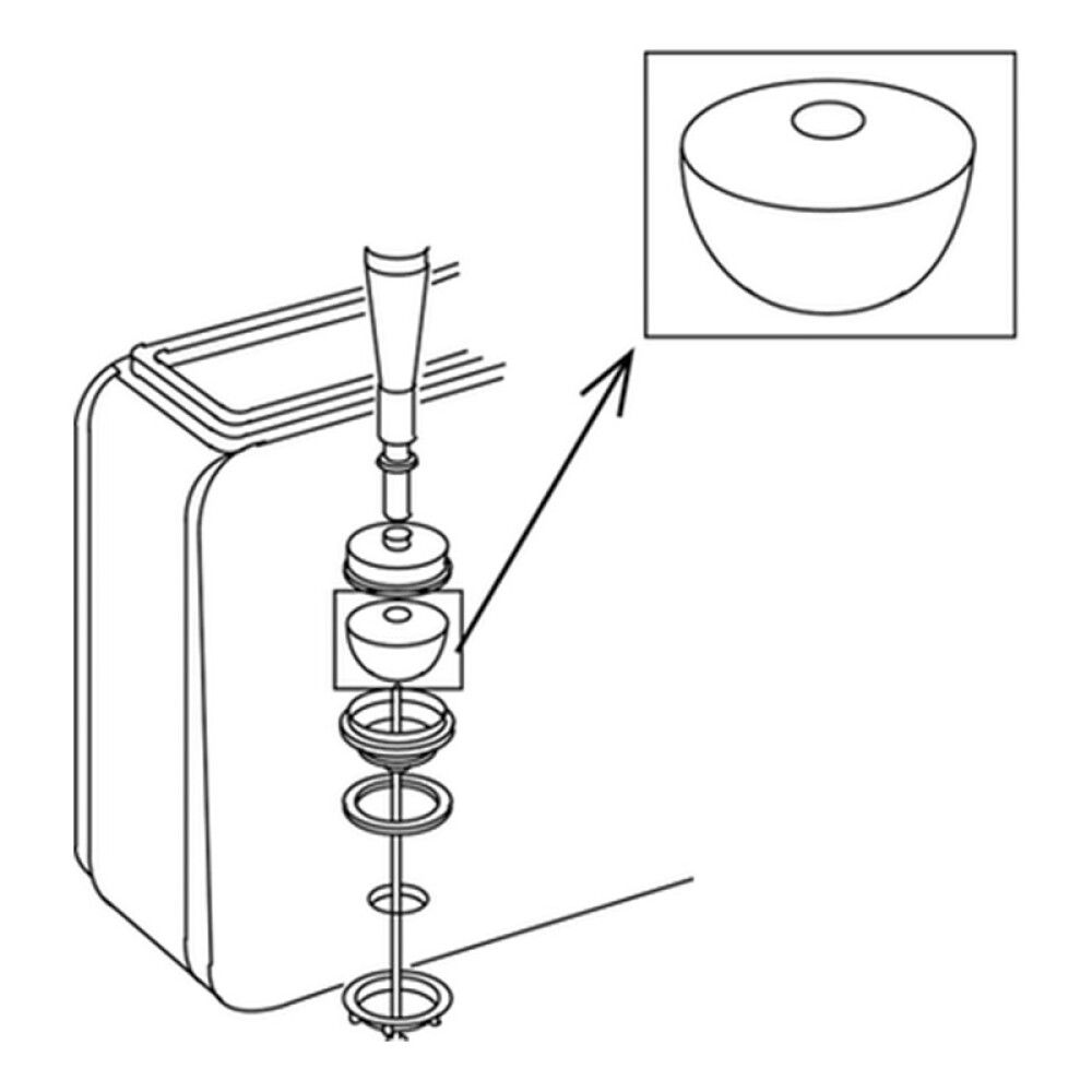 Venttiilipallo NCU Gustavsberg universaali