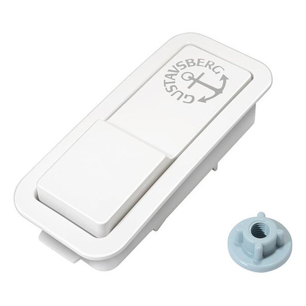 Painonappi + kehys NT-21, valkoinen