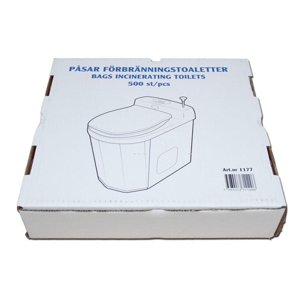 Polttopussit Separett 500 kpl