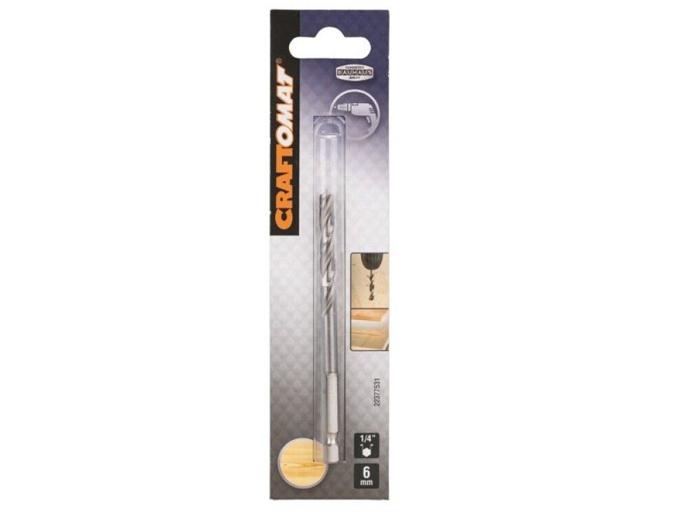 Puuporanterä Craftomat 6mm HEX