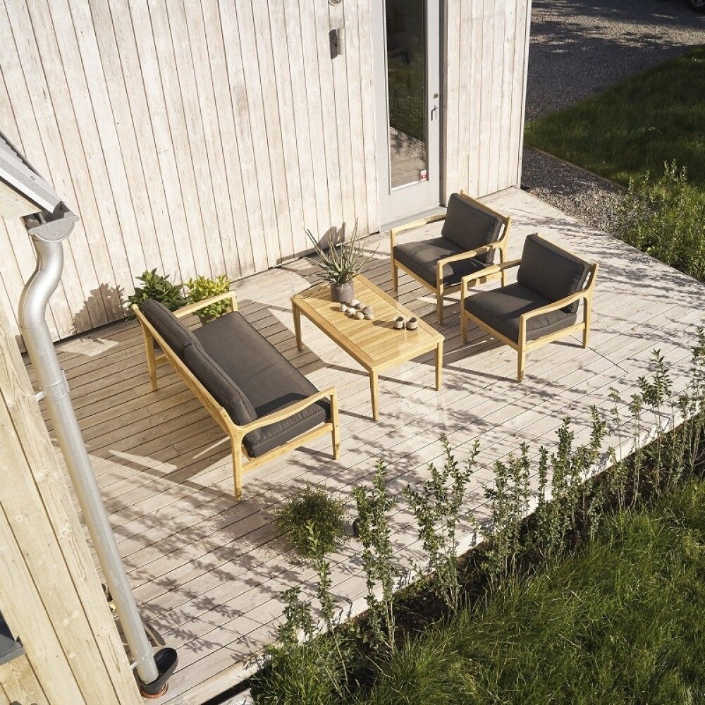 Sohvaryhmä Sunfun Wagner harmaa pehmuste