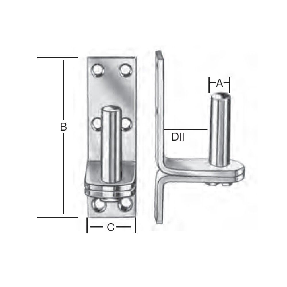 Saranatappi 13 x 98 mm kuumasinkitty