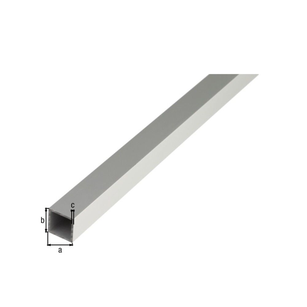 Nelikulmaputki Alumiini 20 x 20 x 1000 mm