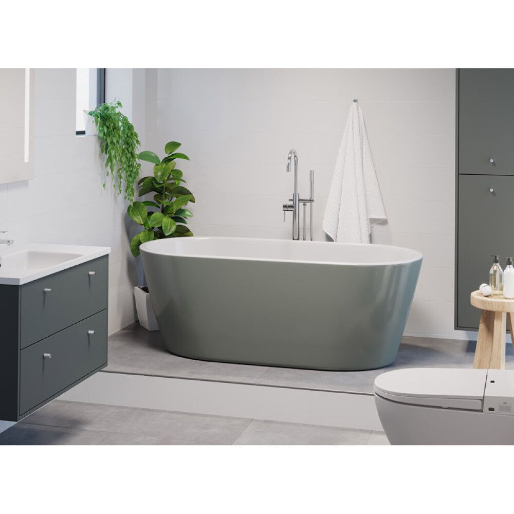 Kylpyamme Camargue Visby Valkoinen/vihreä