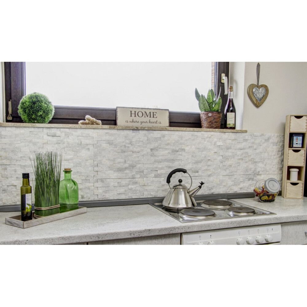 Mosaiikkilaatta X3D 41456 harmaa/valkoinen 30,5 x 29 cm