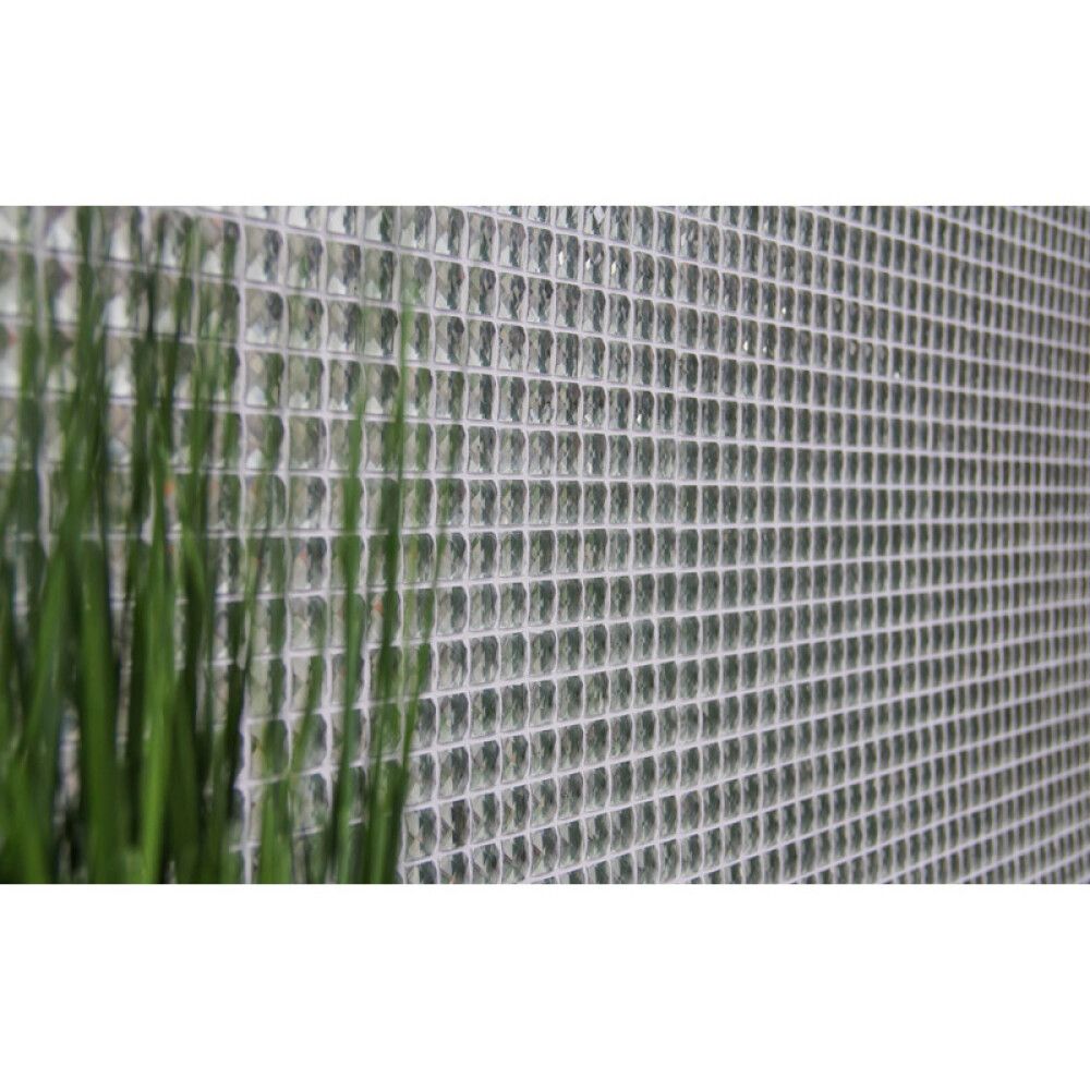 Mosaiikkilaatta Fliesen Quadrat Crystal hopea 30 x 30 cm